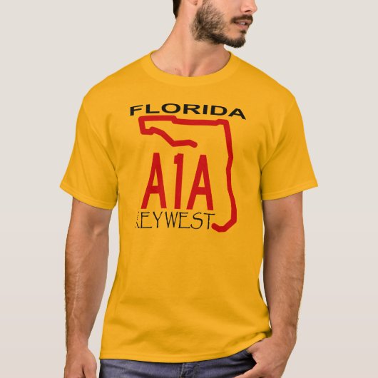 A-1-A Key West light T-shirt (Voorkant)