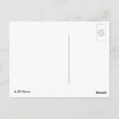A-20 verwoesting briefkaart (Achterkant)