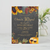 À 30 ans, célébrons l'automne - invitation pour un (Debout devant)