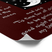 a-4 man op het maan poster (Hoek)