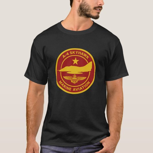 A-4 Skyhawk Marine Aviation T-shirt (Voorkant)