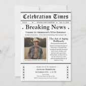 À 50 ans, félicitations ! Invitation anniversaire (Devant)