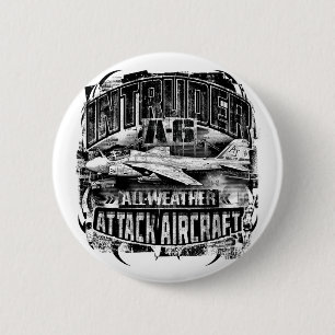 A-6 Intruder Pinback Button Button