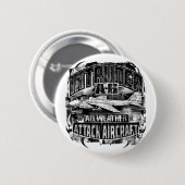 A-6 Intruder Pinback Button Button (Voorkant /achterkant)