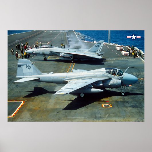 A-6E INTRUDER en F-14 TOMCAT Poster (Voorkant)