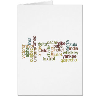 A à téléphonie d'alphabet phonétique de Z (Wordle)