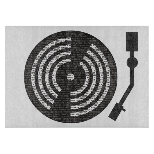 A à Z de planche à découper de Tourne-disque de (Devant)