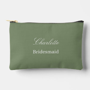 À Accessoires Élégante pochette d'accessoires Sage Green Bridesm