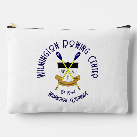 À Accessoires Grand Pochette zip Blanc (Recto)