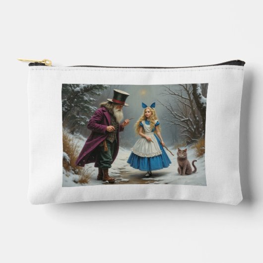 À Accessoires Hiver Alice pochette blanche (Recto)