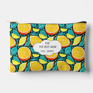 À Accessoires Meilleure Maman Pochette Citron – Design Citron Pe