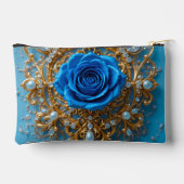 À Accessoires 💙 Ornement en Or Rose Bleu pour Pochette de Maqui (Verso)
