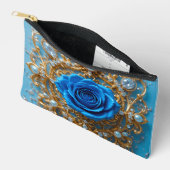 À Accessoires 💙 Ornement en Or Rose Bleu pour Pochette de Maqui (Ouvrir)