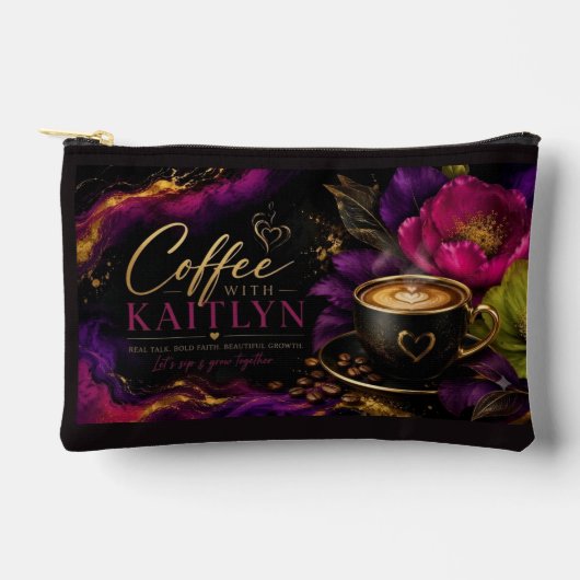 À Accessoires Petite pochette Coffee With Kaitlyn (Recto)