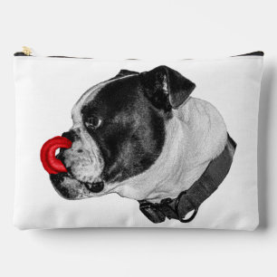À Accessoires Pochette accent rouge Bulldog