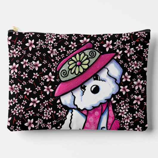À Accessoires Pochette Accessoire Bichon Fleur de Cerisier (Recto)
