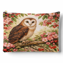 Pochette Accessoire Chouette Effraie dans un Arbre