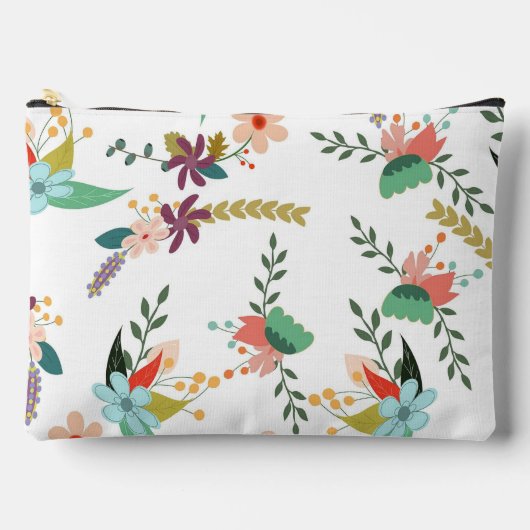 À Accessoires Pochette Accessoire Crayon Fleurs Sauvages Automne (Recto)