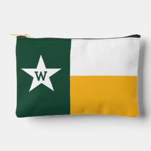 À Accessoires Pochette Accessoire de Drapeau du Texas Vert et Ja