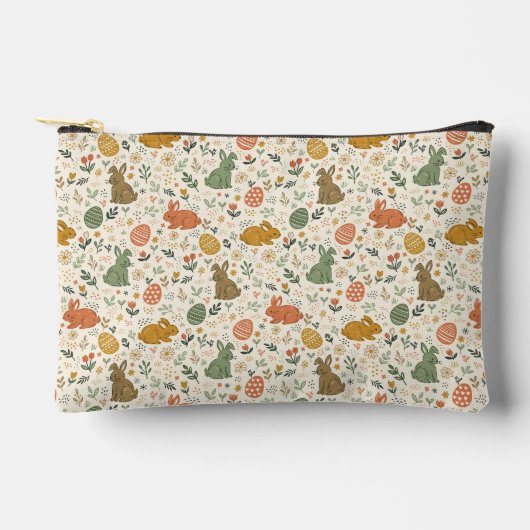 À Accessoires Pochette Accessoire de Lapins de Printemps Dessiné (Recto)