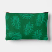 À Accessoires Pochette Accessoire Feuilles de Palmier Vertes (Recto)