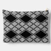 À ACCESSOIRES POCHETTE ACCESSOIRE GRANDE MAILLÉE ARGYLE NOIRE (Verso)