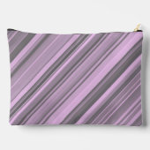 À Accessoires Pochette Accessoire Grandes Rayures Gris Violet (Verso)