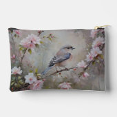 À Accessoires Pochette Accessoire Imprimé Oiseaux Floraux (Verso)