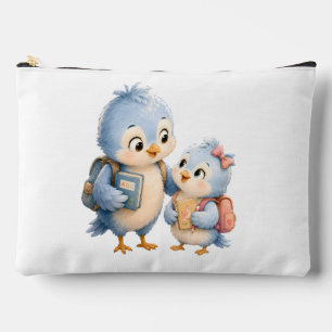 À Accessoires Pochette Accessoire Joli Oiseau Bleu