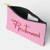 À Accessoires Pochette Accessoire Noire et Rose ‘Rachetée’ (Ouvrir)