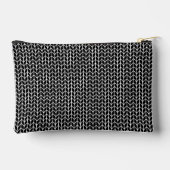 À ACCESSOIRES POCHETTE ACCESSOIRE PETIT TRICOTÉE NOIRE (Verso)