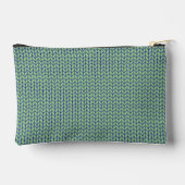 À ACCESSOIRES POCHETTE ACCESSOIRE TRICOTÉE VERT BLEU (Verso)