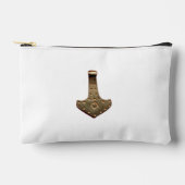 À Accessoires Pochette blanche Gold Thor Hammer (Recto)