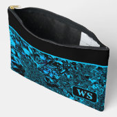 À Accessoires Pochette cosmétique bleu clair vibrant (Ouvrir)