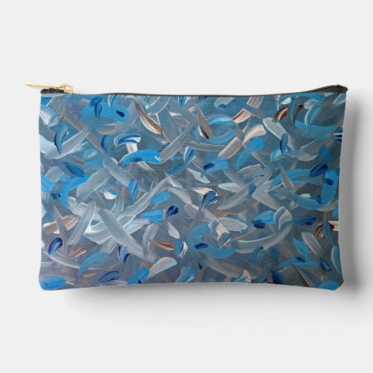 À Accessoires Pochette d'accessoires bleu poussiéreux (Recto)