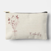 À Accessoires Pochette d'accessoires cosmétiques en bouquet flor (Recto)