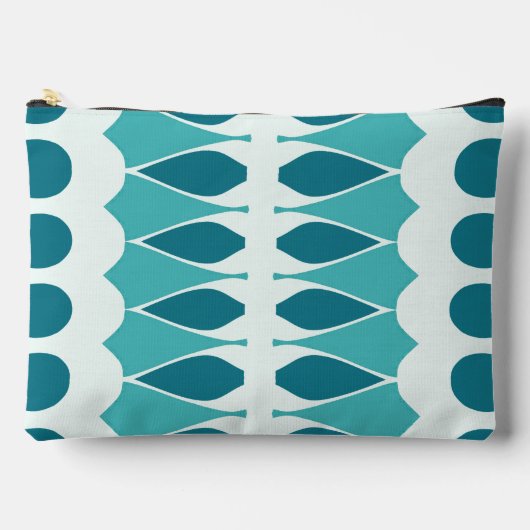 À Accessoires Pochette d'accessoires de maquillage turquoise & b (Recto)