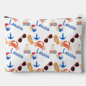 À Accessoires Pochette d'accessoires de nom d'été Sandales et Lu (Verso)
