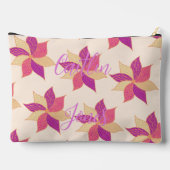 À Accessoires Pochette d'accessoires Fleur Joyeuse Personnalisée (Verso)