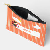À Accessoires Pochette d'accessoires personnalisée avec nom pers (Ouvrir)