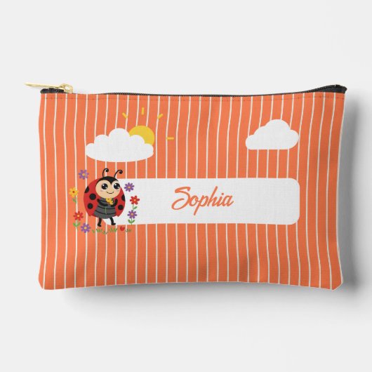 À Accessoires Pochette d'accessoires personnalisée avec nom pers (Recto)
