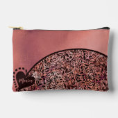 À Accessoires Pochette d'accessoires pour motif rose pâle (Recto)