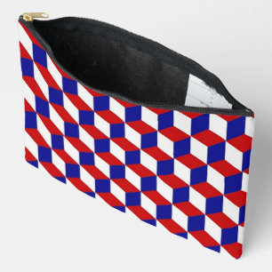 À Accessoires Pochette d'accessoires - Rouge, Blanc, Bleu
