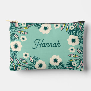 À Accessoires Pochette de fleurs printanières – Blanc et sarcell
