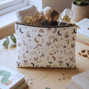 À Accessoires Pochette de Maquillage Bohème Céleste Lune et Éto