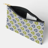 À Accessoires Pochette de Maquillage Triangle Bohème Subtile (Ouvrir)