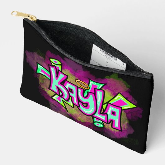 À Accessoires Pochette de nom de petit graffiti (Ouvrir)