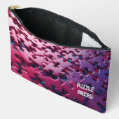 À Accessoires Pochette de rangement Puzzle Magenta Minuit (Ouvrir)
