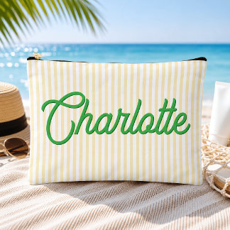 À Accessoires Pochette de voyage personnalisée en sables dorés j