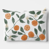 À Accessoires Pochette de Zipper Oranges - Grande (Verso)